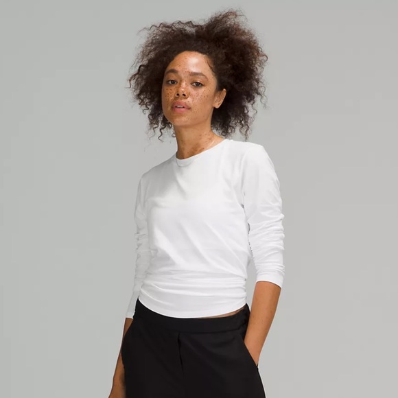 lululemon athletica Tops - Lululemon Love Long-Sleeve White